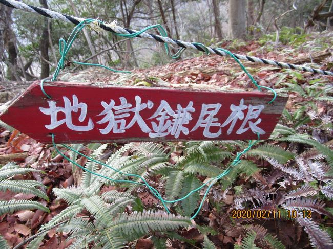 　姫路の北、夢前町と福崎町の間に七種（なぐさ）三山がある。七種山、七種槍、七種薬師峯である。<br /><br />　その薬師峯の登山道の一つに地獄鎌尾根ルートがある。両側が切れ落ちたナイフリッジのみならず急角度の岩壁も登らないといけないのだ。<br /><br />　縦走ルート以外の道は標識もなく踏み跡も怪しい。<br /><br />　下山時にはルートを外れてしまったが、幸いスマホの地図で現在地など確認できたので遮二無二斜面をずり落ちながらも林道へ出ることが出来た。<br /><br />　遭難一歩手前であったが怪我もせず無事に下山できた。<br /><br />　百名山より遭難の危険はいっぱいである。<br /><br /><br /><br />　ちょっと時期を逸した感は免れないが年末ジャンボ！<br />https://www.youtube.com/watch?v=kna7WTa5Mko　