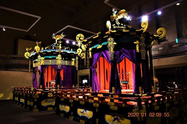 2020 東京国立博物館特別公開 即位礼正殿の儀に用いられた『高御座と御帳台』を観覧