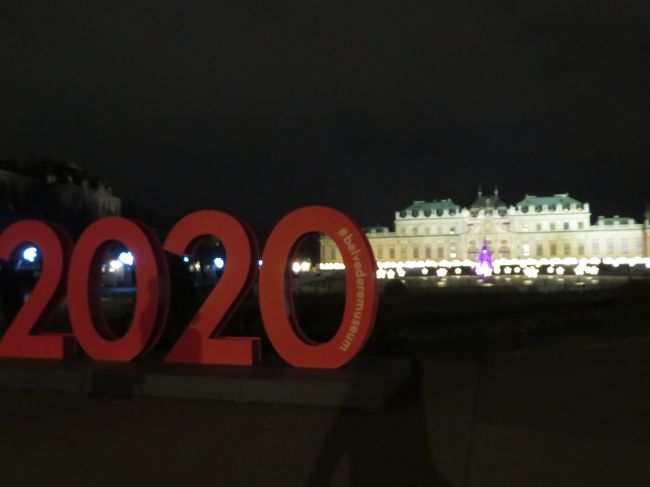 2019年から2020年の年越しはチェコ・プラハに行きました。<br /><br />ウイーンを拠点にして、日帰りブダペストとプラハに2泊。<br /><br />初日はウイーンに15時頃到着。<br />ホテルで少しゆっくりしたらもう日が暮れていて、ニューイヤーのナイトマーケットを見学しに行きました。<br /><br />この時期のウイーンは、ライトアップの仕方が普段と逆。<br />普段は建物をきれいに照らしているのですが、道路のライトアップを目立たせるために建物は控えめにしていました。<br /><br />ニューイヤーマーケットはクリスマスと比べるとやや規模を縮小しているので、いつかクリスマスの方も行ってみたいですね。