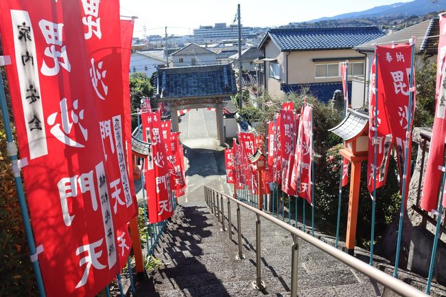 2020年の始まりは七福神巡りから。今年は小田原七福神のコースを選ぶ。<br />このコースは適度な距離とアップダウンがあり、ウォーキングが楽しめる。<br />旅行会社のツアーで回る事が多いコースだが個人でも楽しめる。<br />色紙への朱印の押印でも楽しめるが、御朱印帳に書き入れていただけることも魅力の一つ。<br />七福神巡りの様子と大稲荷神社、報徳二宮神社、小田原城・・・<br />ほかに、引退間近の特急踊り子や伊豆箱根鉄道大雄山線・・・<br />沿線の風景とともにご覧ください。