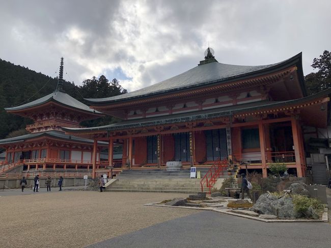 新年明けて、身体を動かしたい、神仏に触れて参拝したい、と京都へ。叡山電鉄の修学院から、徒歩30分、雲母坂登山口を目指し、比叡山へ。静かな大比叡山山頂まで、山道2時間。ガーデン比叡は冬場閉鎖中。大比叡山山頂ゲットして、延暦寺巡り。根本中堂は修理中。琵琶湖側の、参道を比叡山坂本まで降りました。<br />JRは高い!けど、運良く乗り換えなく1時間で芦屋まで。<br />いい旅でした。<br /><br />翌日、比叡山は雪が降って、真っ白に雪化粧だそうです。