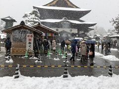 遅めのお正月旅行は善光寺、小布施