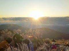 【塔ノ岳】元旦登山☆初日の出と富士山と虹！！！