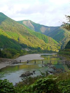 2019年10月　カツオが戻ってくるぞー！高知に集まれ(´▽｀)ﾉ（7）橋をめぐる1日　予土線・沈下橋めぐり【半家編】