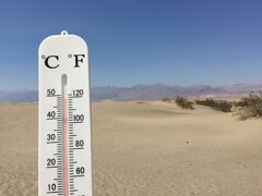 カリフォルニア州 デスバレー国立公園　－　50℃に迫る猛暑のモスキート フラット砂丘