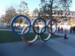 新国立競技場は整備中で近づけなかったが，近くにJapan Olympic Museum があった