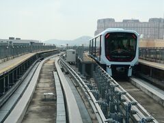 新春日帰りマカオ2★マカオ観光がさらに便利に！去年末に開通したばかりのマカオライトレール（Macau LRT）に乗る！