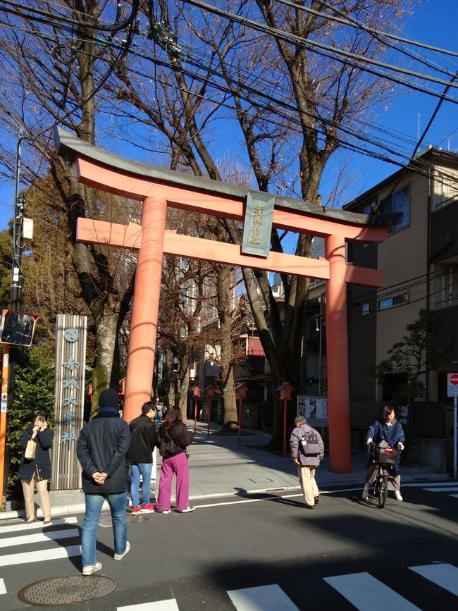 年明け新潟で初詣はしましたが、なんとなく厄除けなどはこっちで…という感じで毎年恒例行事のようになっている東京大神宮へのお参り。今年は誰も厄年(前・後も)なかったので、厄除けはしなかったのですが、お参りを口実に紀の善の抹茶ババロアも食べたいし?!今年も行ってまいりました!<br />何気に行ってなかったと思われる赤城神社へも行ってきましたよ~