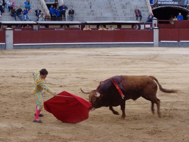 スペイン２日目、お昼過ぎまでトレドの町歩き。　夕方からはマドリードに移動して、闘牛を見物しました。<br />スペインの風土に触れた１日、楽しかったです。<br />