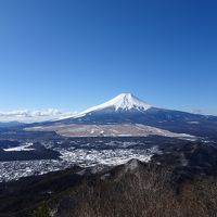 富士山・八ヶ岳・アルプス展望の山旅♪杓子山・石割山、飯盛山、霧訪山