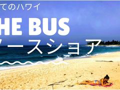 初めてのハワイ・・ノースショア、サンセットビーチを目指してThe Busの旅