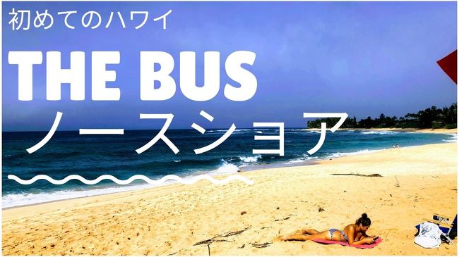 初めてのハワイ・・ノースショア、サンセットビーチを目指してThe Busの旅