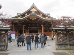 湯島天神の梅まつりを見て参拝しました