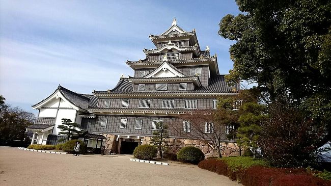 岡山城と岡山後楽園に行ってきました。<br /><br />その1は岡山城です。
