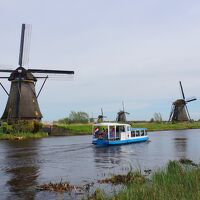 2018GWオランダ・ベルギー美術ざんまいの旅（12）船で行くキンデルダイクの風車群