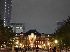 【東京】夜景美し　東京駅と丸の内