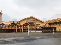 皇居  大嘗宮 雨中の見学