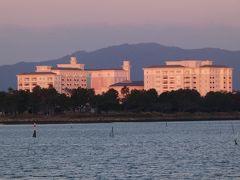 １１．年末年始のザ浜名湖2泊　朝の浜名湖畔の散歩道 