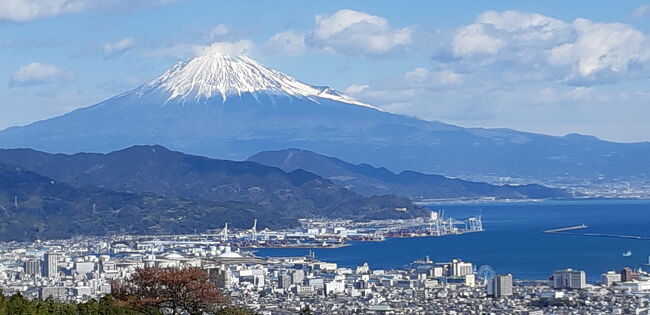 やっぱり富士山は海が似合う～日本平夢テラスにて