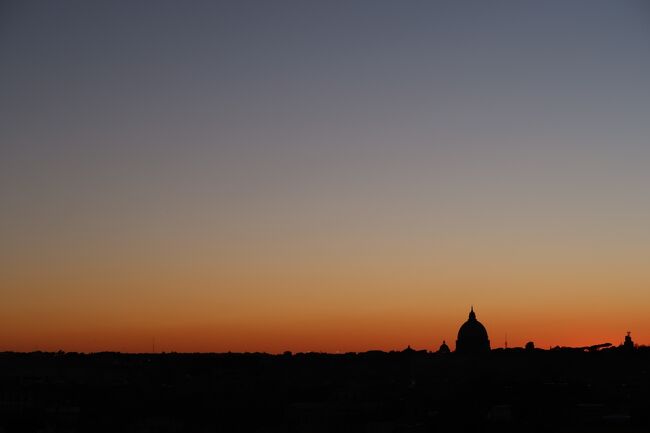 イタリア・ローマとフランス・パリの歴史を感じながら訪問した旅行記です!<br /><br />2月13日午前:日本出発<br />同日夜:ローマに到着<br />14日15日:ローマ観光<br />16日:パリへ移動、観光<br />~2月18日:パリ観光<br />19日:空港に行く前にヴェルサイユ→飛行機<br />20日:帰国!!<br /><br />という日程で訪問しました!<br />【観光POINT】として旅行をする中での様々なポイントも紹介しているのでぜひ参考になれば幸いです。<br />載せている写真はCanonのPowerShot G7 X Mark Ⅱ を使いました(素人にも綺麗な写真がわかりやすい操作性で撮れます!)<br /><br />《私はアジア人差別には合わず、現地の方皆さんとても優しく、フレンドリーに接していただきとても楽しい旅になりました》<br /><br />今回はそのローマ観光part1です!<br />7:00-9:15 サン・ピエトロ大聖堂<br />9:30-14:30 ヴァチカン美術館<br />15:00-16:00 ~ナヴォーナ広場を散策<br />16:00-17:00 ~トレヴィの泉を散策<br />17:30頃 ピンチョの丘で夕焼けをみてスペイン広場を散策<br />19:30頃 サンタンジェロ城の夜景<br />という旅程です