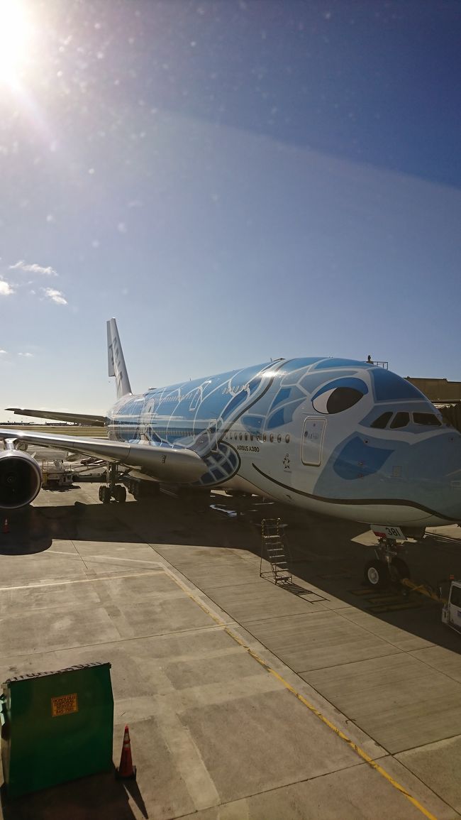 ホノルル空港のA380です。