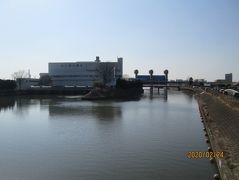 松戸市の松戸排水機場・坂川放水路