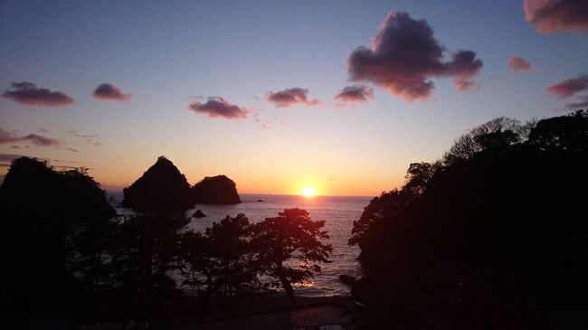 2月の飛び石連休。<br />お休みとって久しぶりの温泉旅行♨️。<br />前回見損なった夕陽を観に堂ヶ島へ。<br />