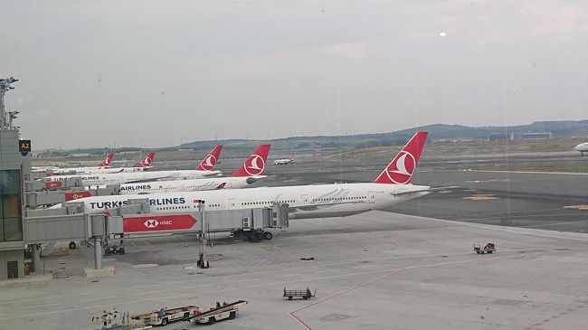 2019年夏の旅、イランのテヘランからトルコ航空でイスタンブールへ。イスタンブールで1泊してからルーマニアのブカレストへ。トルコ航空のマイルが少しあったので、ブカレストまでの往復をビジネスクラスにグレードアップする。<br />新空港のトルコ航空ラウンジが見たかったのだ。