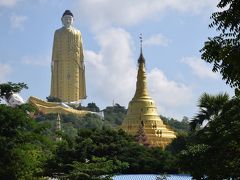 一人旅　ミャンマー（モンユワの華やか寺院と巨大な仏像）