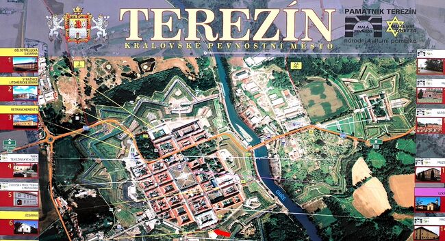 リトムニェジツェ（Litoměřice）に逗留したことには訳がある。それは、ここから5キロほど離れた街テレジーン（Terezín）を訪問するためであった。テレジーン（ドイツ語名 テレージエンシュタット）は名前の通りマリア・テレジアの名にちなんで命名され、ハプスブルク家が構築した要塞都市。かつては立派な街だったようだが、今は史跡関連施設以外は寂れていて宿泊施設もこころもとない。そこで、宿泊は隣接するリトムニェジツェにして、そこから通うことにした。<br />テレジーンは第二次大戦時にナチスドイツによってユダヤ人ゲットーや収容所として使われ、多くの方がこの地で亡くなった。その中には多数のユダヤ人の子供がおり、これに関する施設や2冊の本の紹介にも重点をおいた。テレジーンについて詳しい日本語サイトや書籍は少ないので、丁寧にまとめてみた。<br />● テレジーンへ<br />● ナチスに蹂躙された第二次大戦中のテレジーン<br />● ナチスドイツによるユダヤ人弾圧の偽装工作<br />● テレジンの子供たち / 『テレジンの子どもたちから―ナチスに隠れて出された雑誌「VEDEM」』<br />● VEDEM と プラハ日記 アウシュヴィッツに消えたペトル少年の記録<br />● テレジーンに収容されていた指揮者カレル･アンチェル<br />● テレジーン大要塞の各施設<br />・マクデブルク兵舎（Památník Terezín ? Magdeburská kasárna）<br />・遺骨安置所（Kolumbárium）<br />・火葬場（Krematorium）<br />・ゲットー博物館（Terezín Memorial ? Ghetto Museum）<br />● テレジーン小要塞（Památník Terezín ? Malá pevnost）<br />● テレジーンでの食事 レストラン Atypik<br /><br />詳細はコチラから↓<br />https://jtaniguchi.com/%E3%83%86%E3%83%AC%E3%82%B8%E3%83%BC%E3%83%B3-%E3%83%86%E3%83%AC%E3%82%B8%E3%83%B3-terezin-vedem/