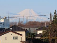 久しぶりに富士山を見ました