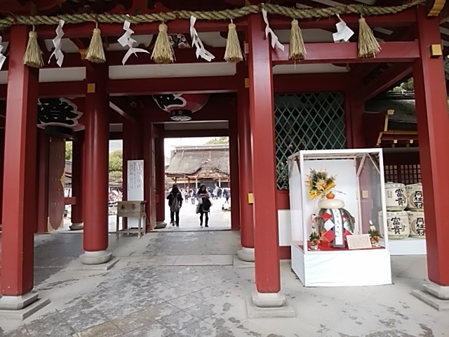 冬の太宰府天満宮も静かに味わいがあります。<br />でも思ったより観光客は多かった。