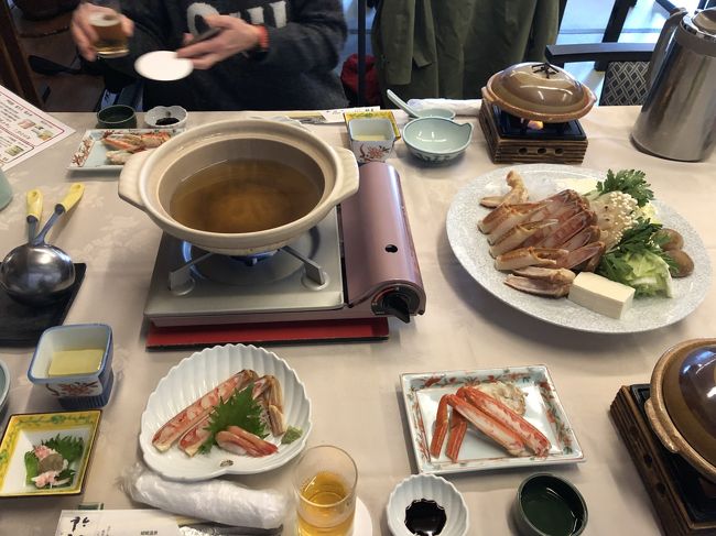 JR西日本の　日帰りプラン　かにかにエキスプレスで城崎へ今シーズン最後のカニを食べに行ってきました