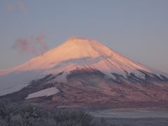 ０６．春休みのエクシブ山中湖1泊　未明～早朝の富士山　紅富士
