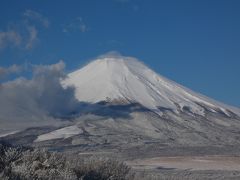 ０７．春休みのエクシブ山中湖1泊　朝の山中湖の散歩道 