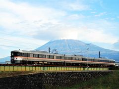 富士山をバックに？走る鉄道を撮る