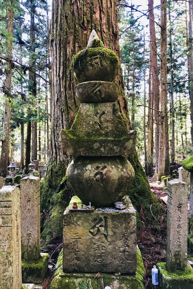 友人が高野山の近くにお住いの親戚を訪ねるとのこと。<br />そうだ、一度高野山の宿坊に泊まってみたかったんだった!思い出した!<br />途中まで友人に同行し、私は宿坊で1泊、高野山を観光した後友人と合流して帰宅するプランにしました。<br />友人から「一緒に行かない?」と聞かれて即答し、その次の日には出発くらいの勢いだったので、事前に全く調査できてませんが、それでもなんとか楽しめました。よかった。<br /><br />今回の旅の目的は、宿坊と精進料理と武将のお墓詣りです。<br />埃をかぶっていた御朱印帳を引っ張り出して、いざ出発!