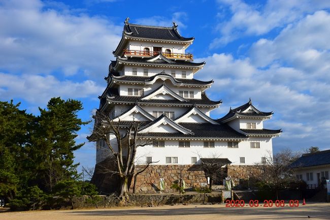 2020春 瀬戸内の古い町並みを歩く 《2日目-1：久しぶりに訪れた駅目の前に建つ福山城》