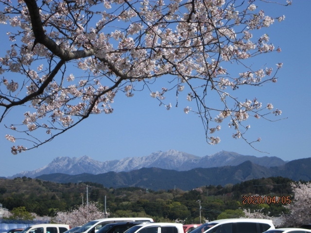 天気も快晴・春日和<br />今日はアルバイトもコロナウィルスのため始業開始が2週間先になり、松山市の隣街の東温市まで足を運んできました。<br />花冷えした寒い日で、西日本最高峰の石鎚山も雪をかぶって真っ白になっています。
