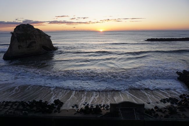 2019年最後の旅行は、相方のお薦めで、茨城に行ってきました。<br />画像は、磯原シーサイドホテルからです。<br /><br />1日目…ちょい旅~2019 千葉・成田市編~ちょい旅~2019 茨城・水戸市編~→茨城旅行記~2019 北茨城市編~その1→その2<br />2日目…JR磯原駅→JR日立駅→JR/京急品川駅→羽田国際空港→伊丹空港