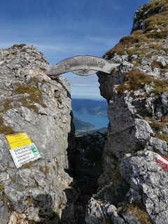 ザンクト・ヴォルフガング山の裏からのアプローチハイキング