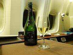 JAL SKY SUITE 777 のファーストクラスで行くセントマーティン(2) 成田→JFK ファーストクラス搭乗記