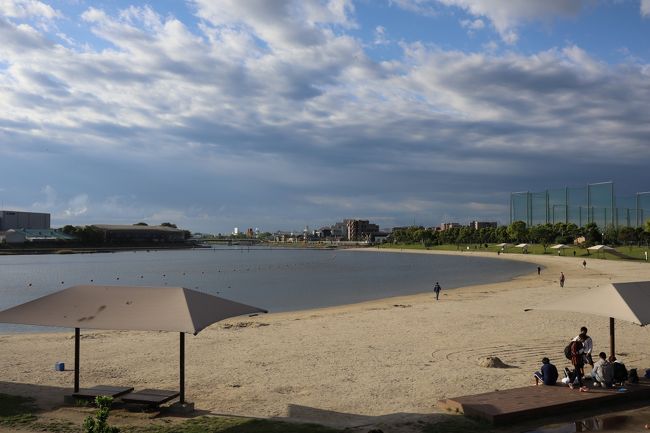 東京都の平和島に『ふるさとの浜辺公園』という憩いの場があります。何かリフレッシュできるのではないかと思い、日の出早々から訪れてみました。