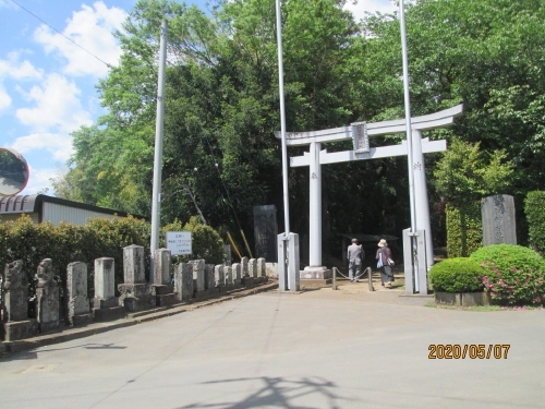 柏市の大室・香取神社・石仏