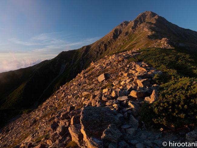 山カラ隊　北岳・間ノ岳登山　【2】登頂