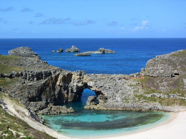 父島出港の日。午前中に南島上陸・イルカウォッチングのツアー参加。残念ながらイルカには会えず。