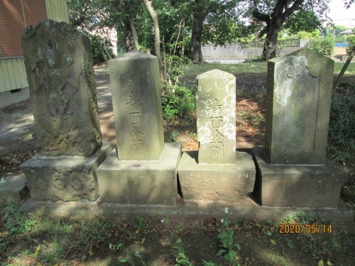 柏市の大青田・香取神社・石仏