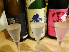 20200522-1 大阪 粉浜の麺屋爽月、昼から日本酒色々。と、お昼の部はうどんで