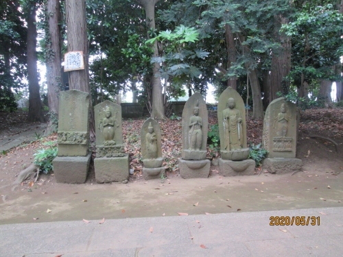 流山市の平和台・大宮神社・流山１００か所めぐり（７２）・石仏