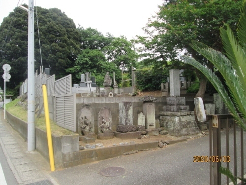 我孫子市の根戸・東陽寺・石仏